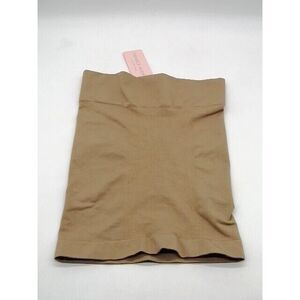 Nearly Nude Womens Thigh Shaper Beige M Shapewear Pull‎ On Wide Waistband NEW